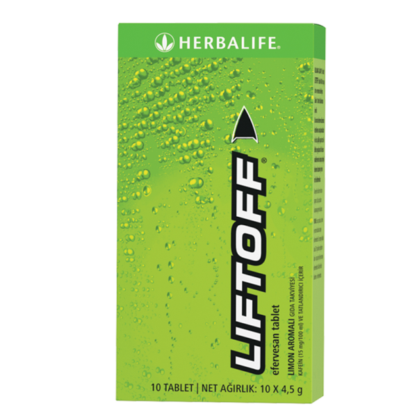 LiftOff Limon Aromalı 10 Efervesan Tablet