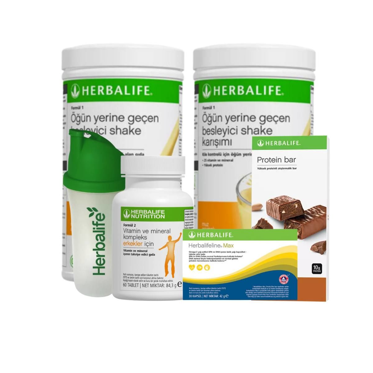 Erkeklere Özel İleri Düzey Program + Shaker Hediye (Yukarı Kilo Kontrol)