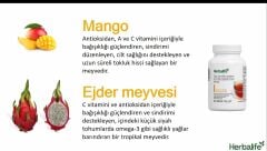 Çay ve Bitki Ekstreli Aromalı İçecek Tozu - Mango ve Ejder Meyvesi Aromalı 102 g