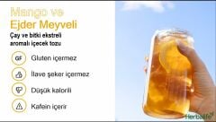 Çay ve Bitki Ekstreli Aromalı İçecek Tozu - Mango ve Ejder Meyvesi Aromalı 102 g