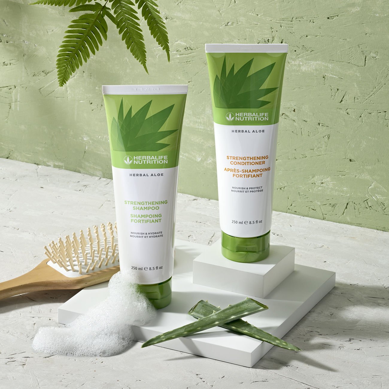 Herbal Aloe Saç Seti Şampuan ve Saç Kremi